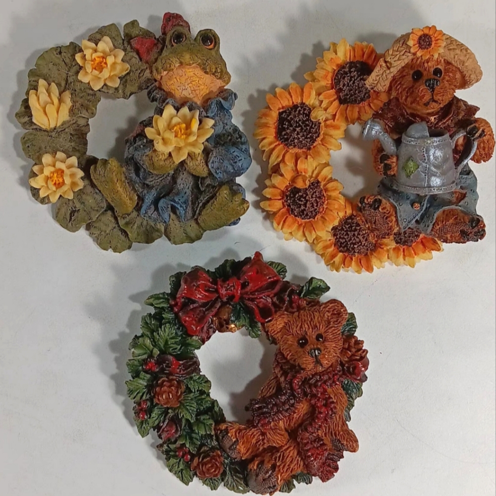 Boyd's Bears Brooches Set of 3